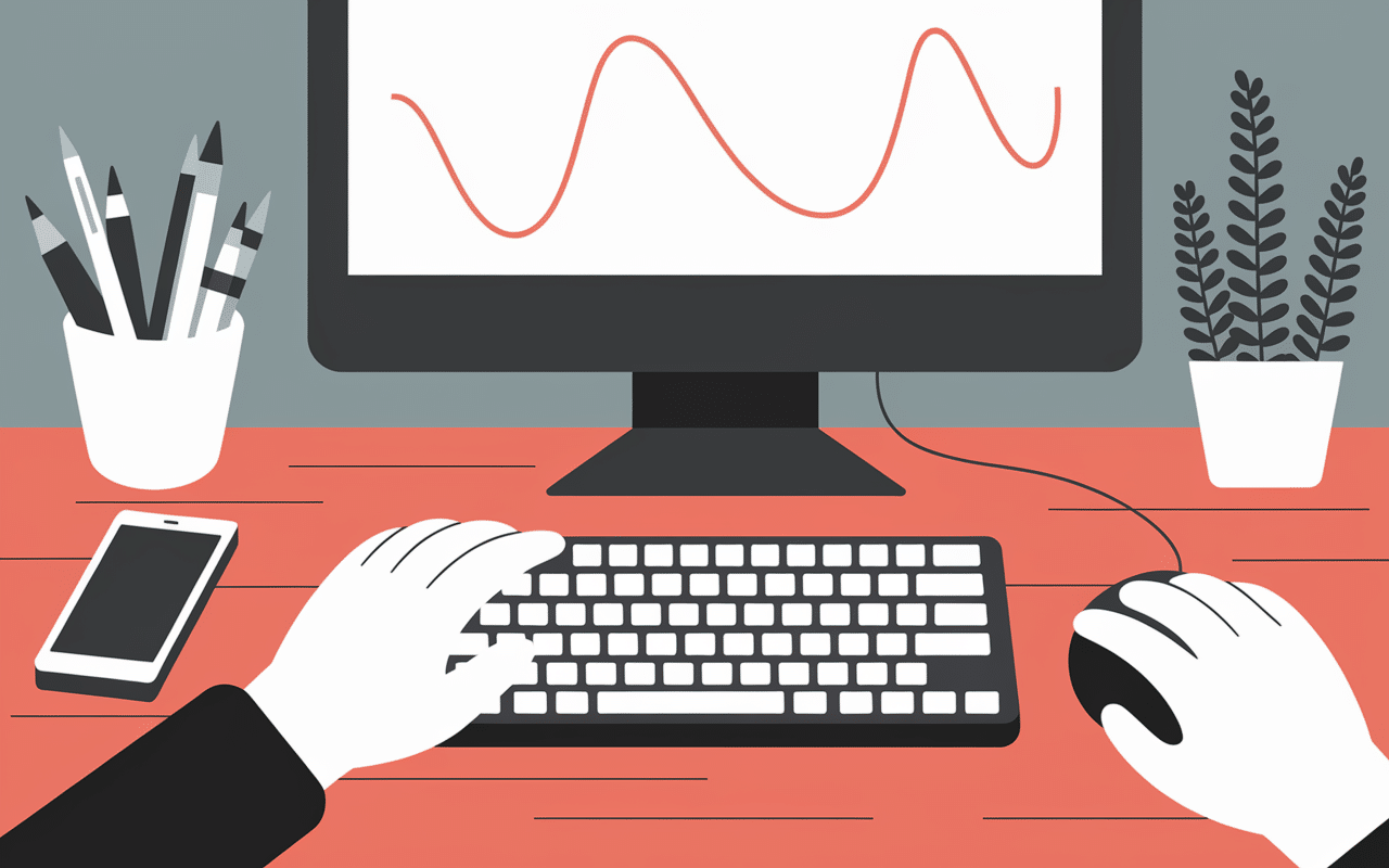 Main bureau poignet douloureux tendinite