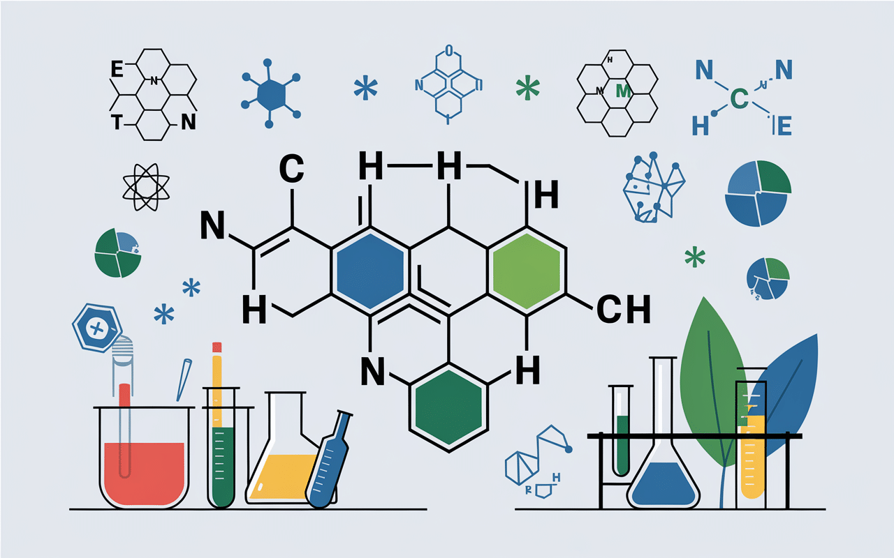 Structure chimique détaillée du clenbutérol