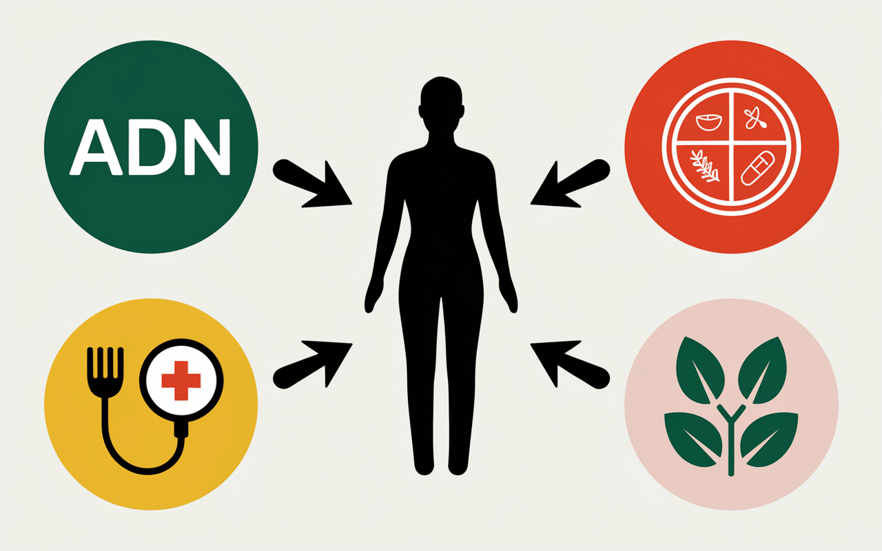 illustration facteurs taille moyenne homme monde ADN nutrition soins