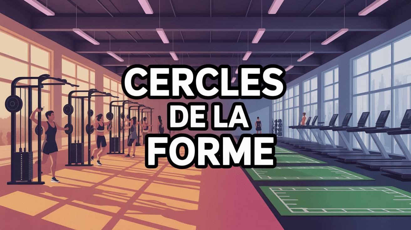 Modern fitness center with exercise equipment and open training space