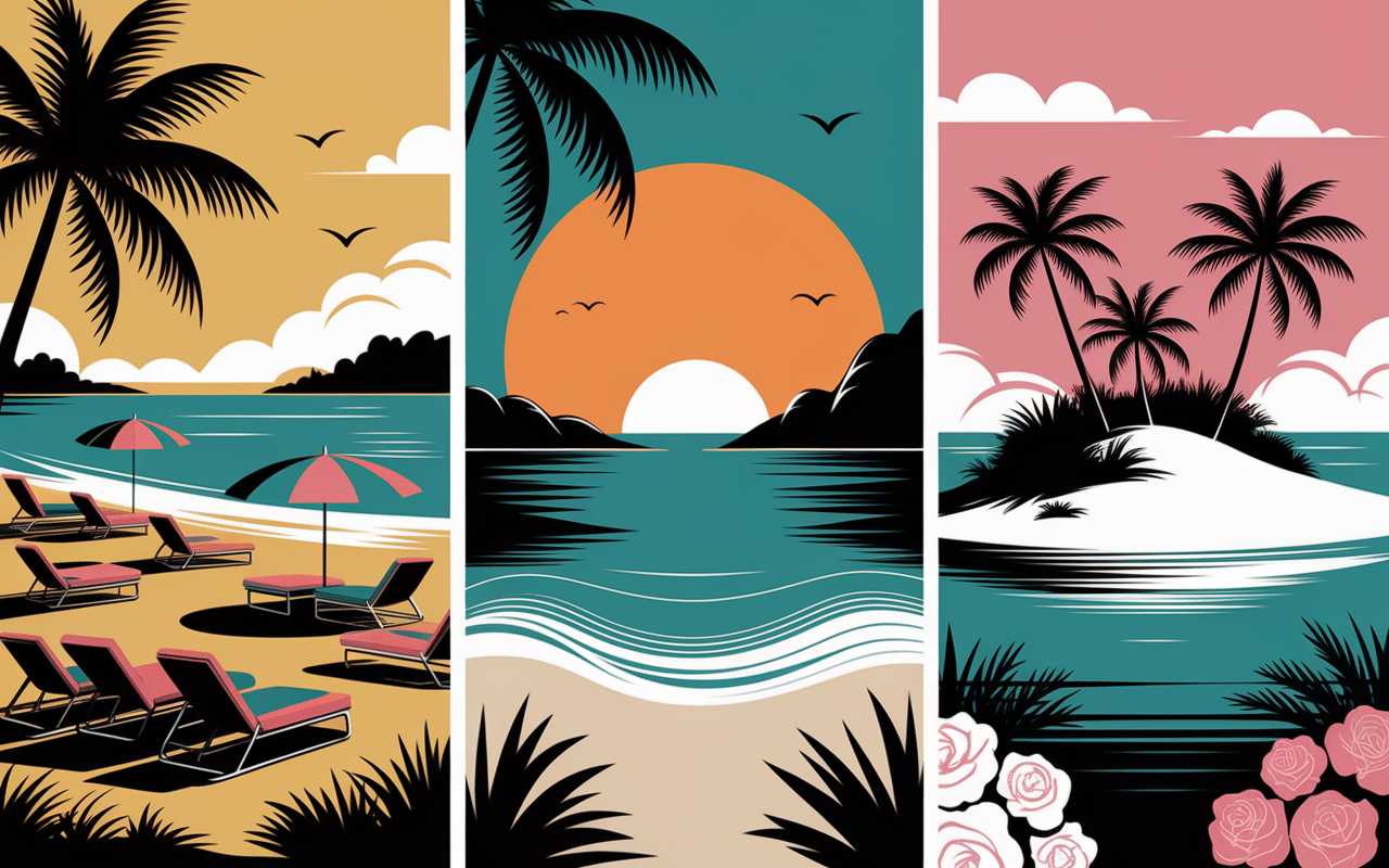 Trio de plages de Hurghada : animation, tranquillité, îlot paradisiaque