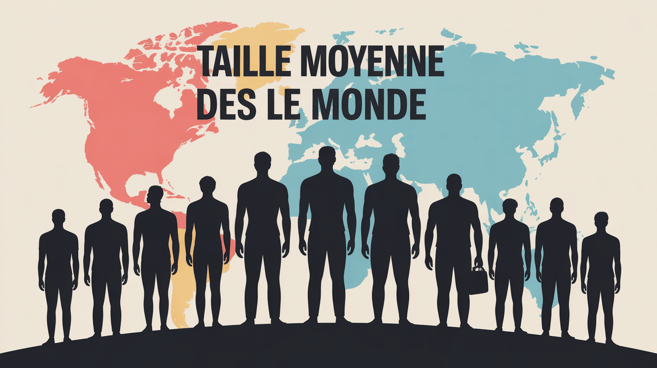 illustration silhouettes taille moyenne homme monde diversité