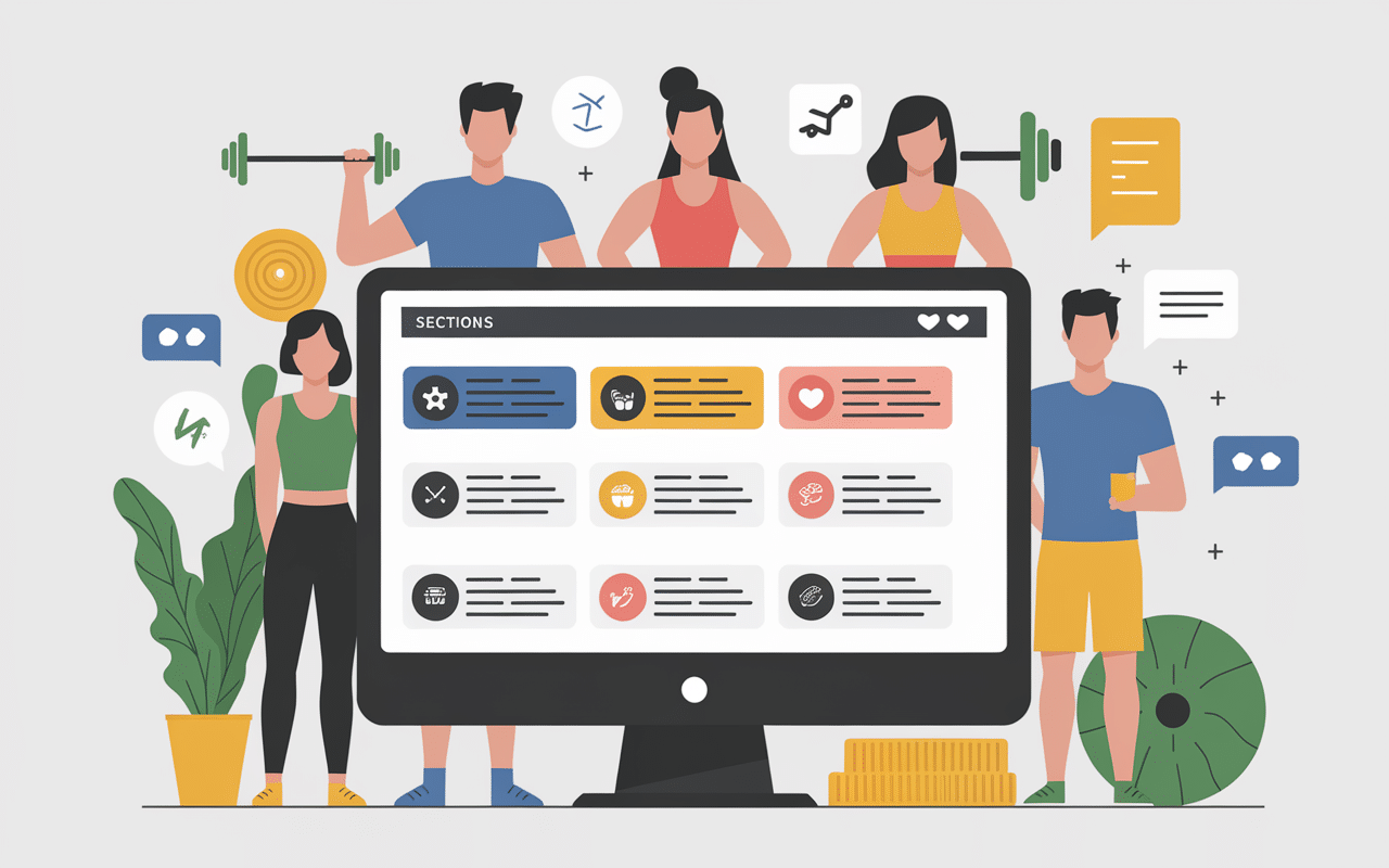 Interface forum jvc muscu avec discussions musculation nutrition fitness