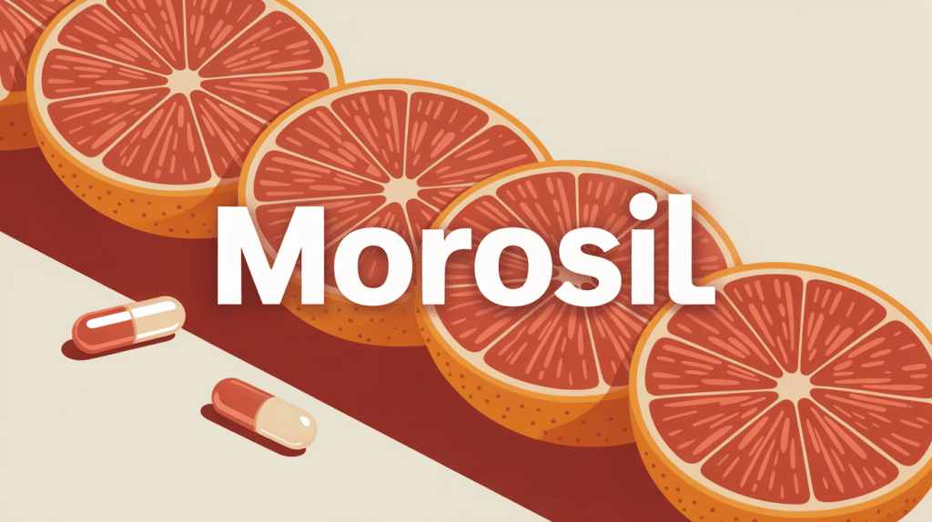 Oranges sanguines et gélules Morosil avis