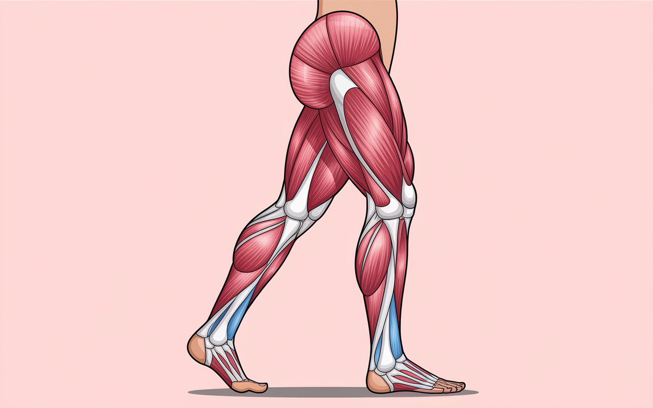 Muscles quadriceps et jambes hack squat