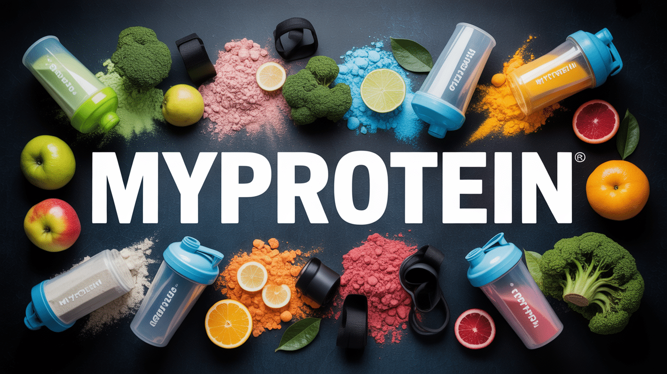 scene nutrition sportive myprotein en poudres proteinees