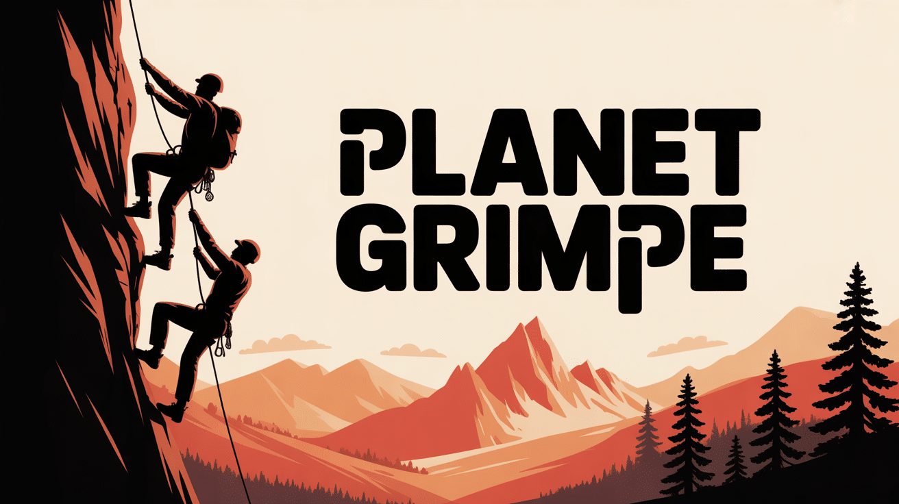 Illustration grimpeurs escalade planetgrimpe montagne