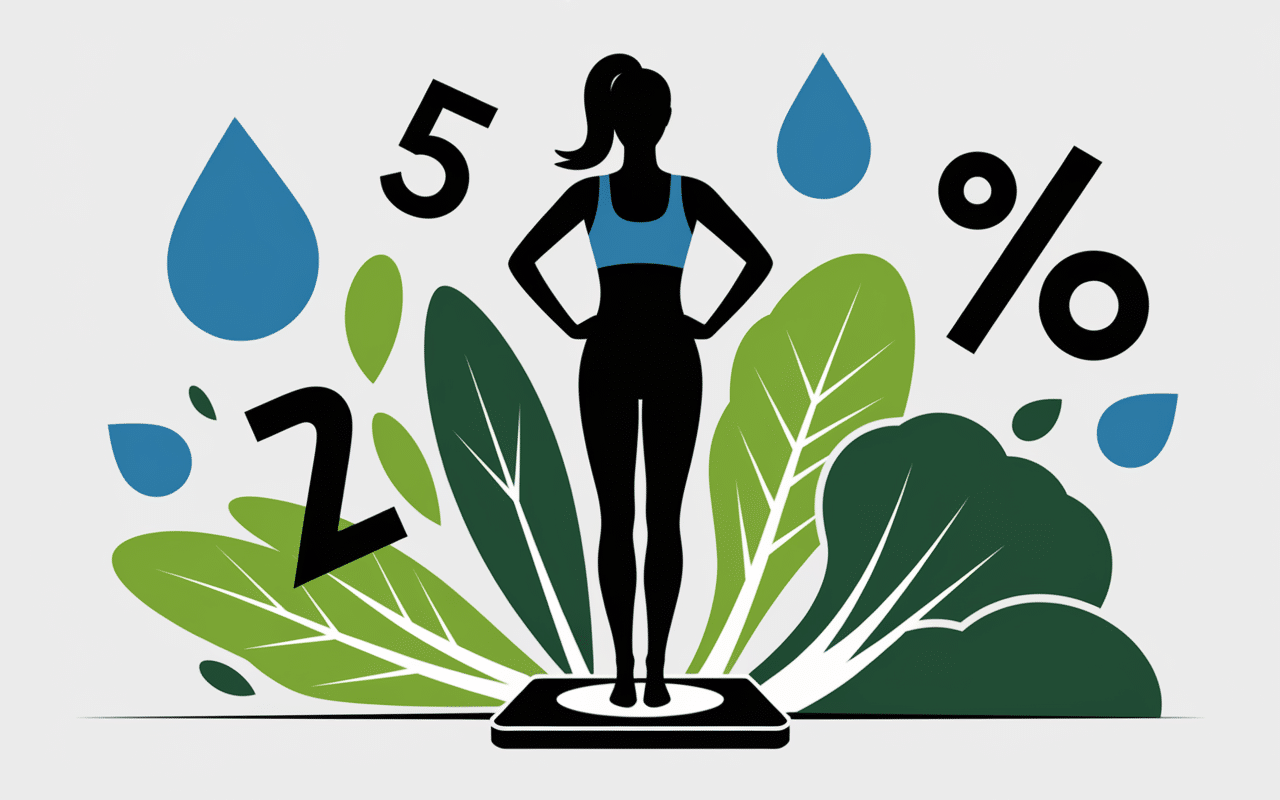 Silhouette sur balance digitale pour régime 5 kg en 1 semaine menu