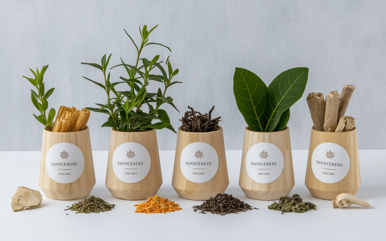 ingrédients naturels bio thé france perte de poids dans bols en bois