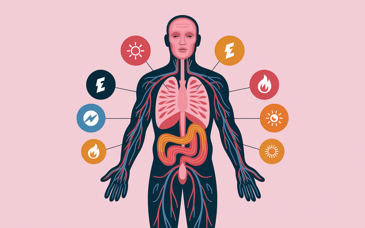 illustration action tisane pour bruler les graisses sur le corps