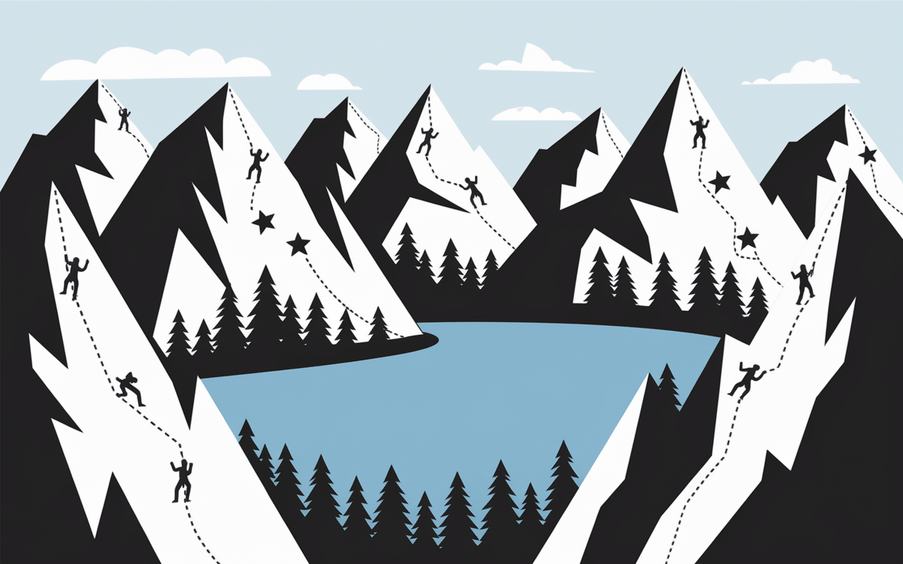 Carte via ferrata Annecy avec parcours montagne et niveaux