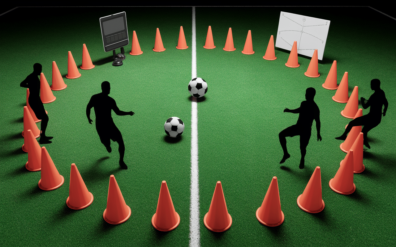 Entraînement technique de foot detection