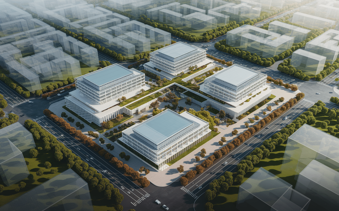 Complexe exposition Hyrox Marseille vue aérienne