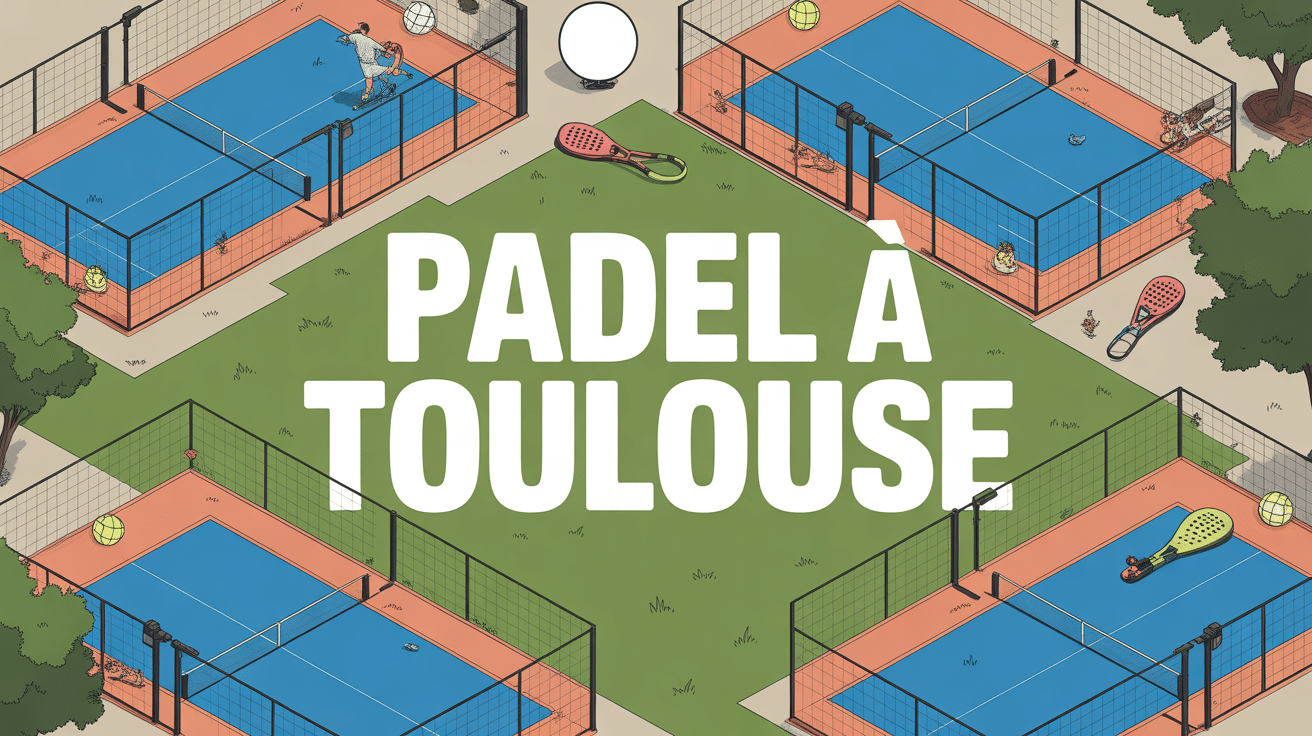Vue aérienne padel Toulouse
