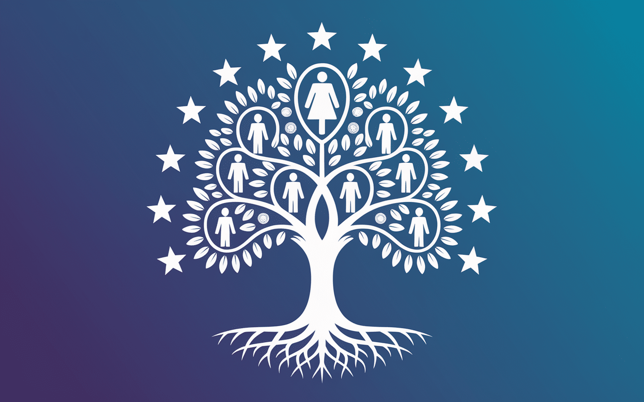 Arbre généalogique de Simone Johnson avec héritage familial de catch