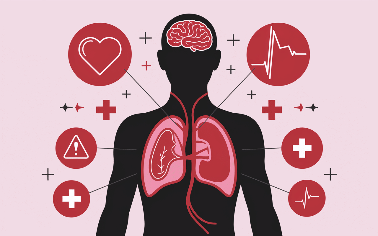 Risques trenbolone silhouette humaine affectée