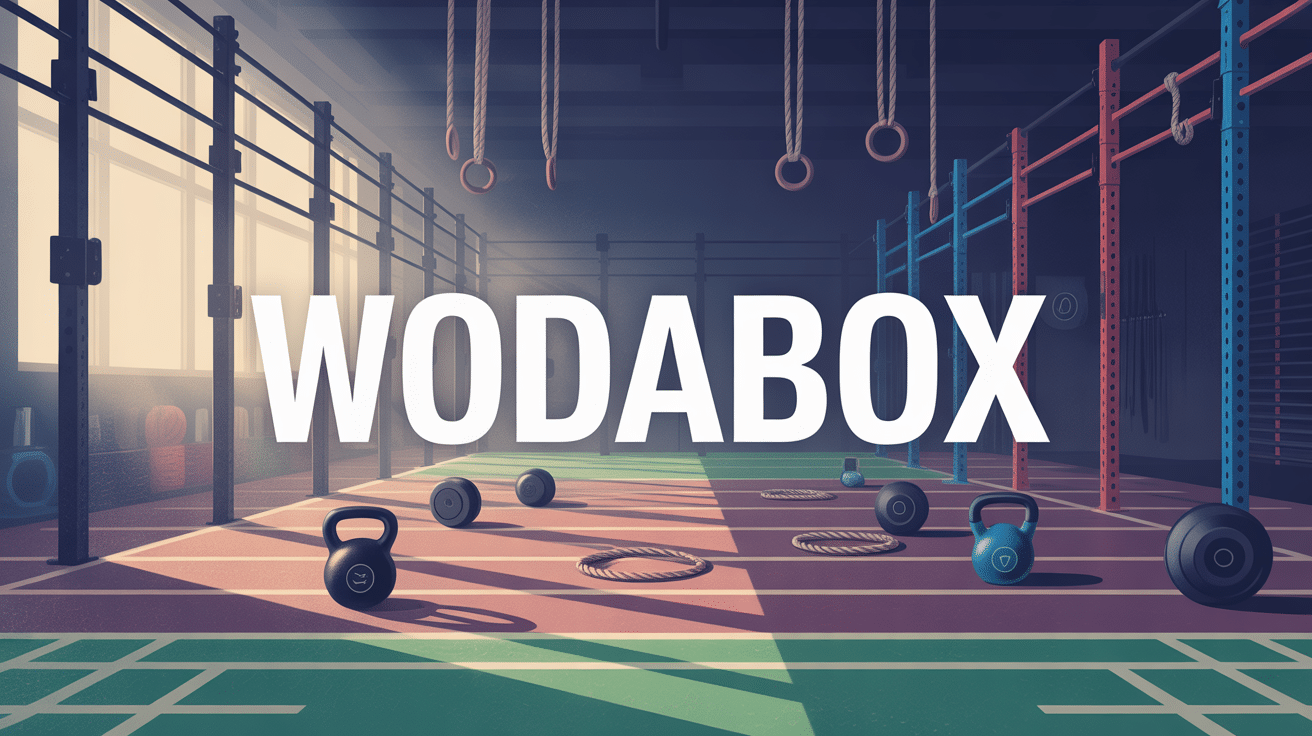 Scene CrossFit avec équipements Wodabox