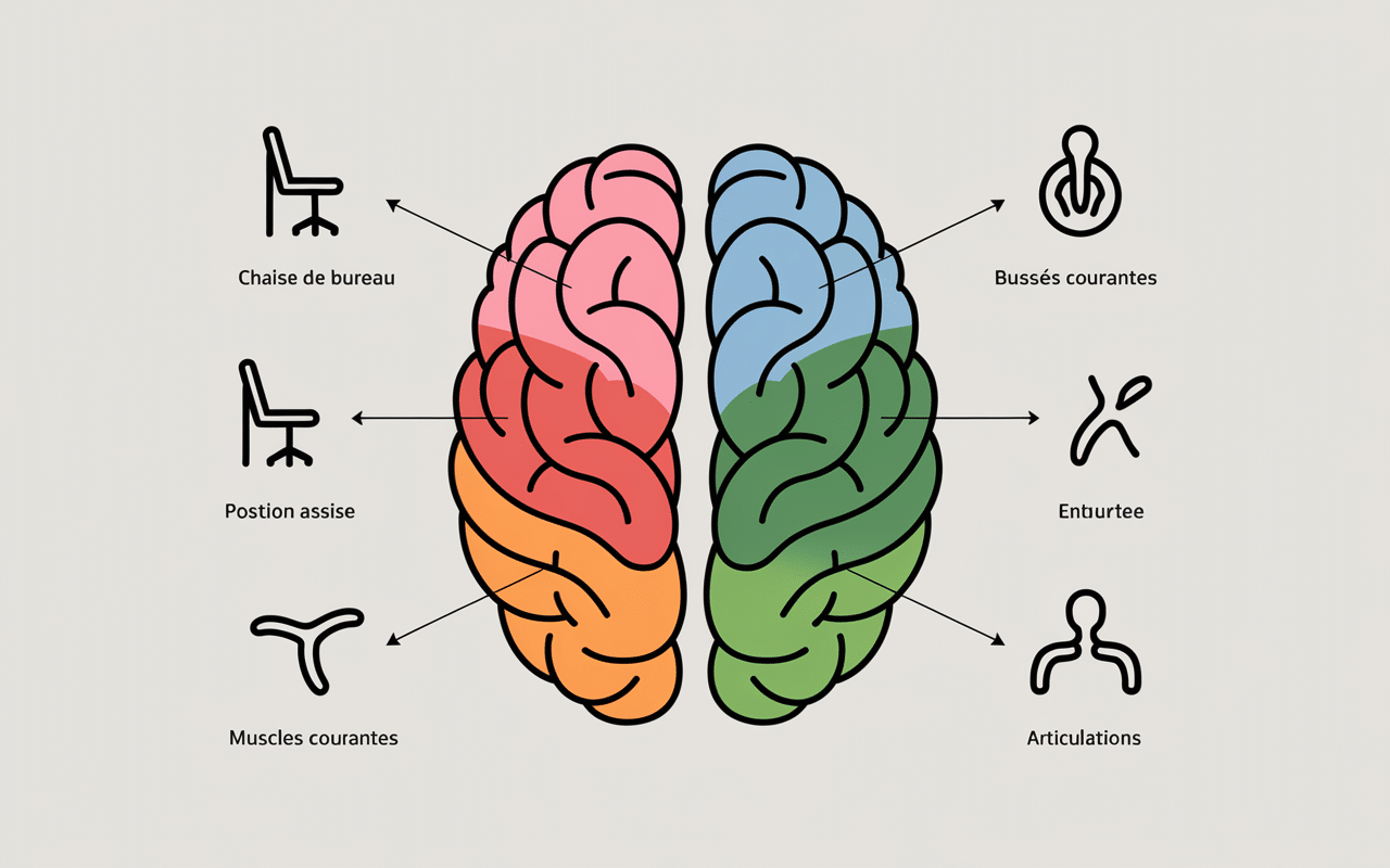 Bar dans le bas du dos causes courantes schema
