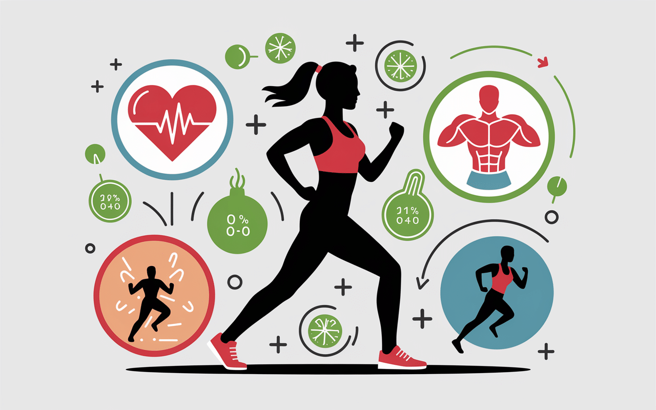 entrainement corde a sauter icônes santé cardio muscles