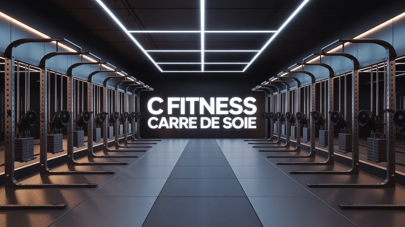 c fitness carre de soie salle de sport equipements musculation