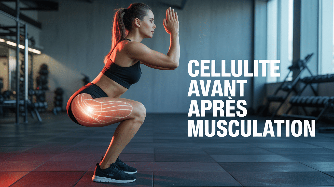 Cellulite avant apres musculation femme squat peau tonique