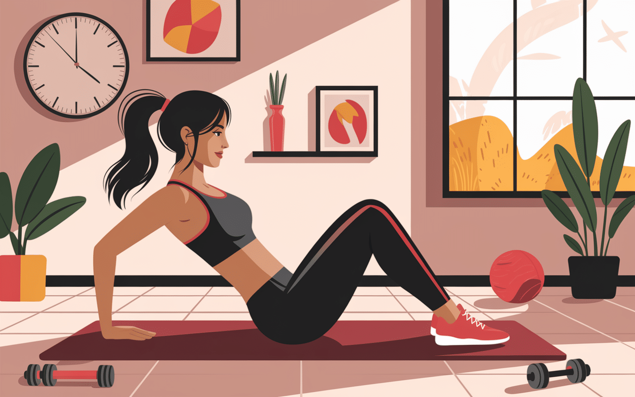 comment affiner sa taille exercices femme gainage