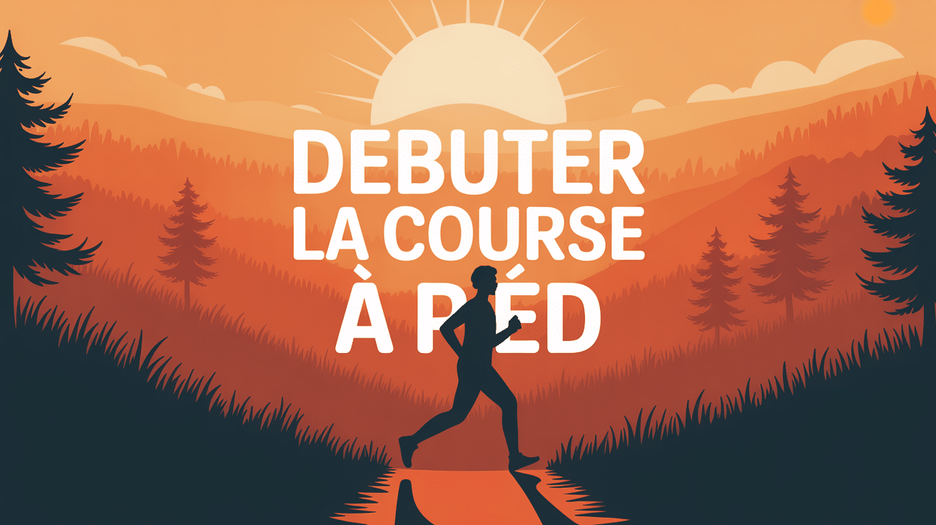 illustration lever du soleil comment commencer à courir