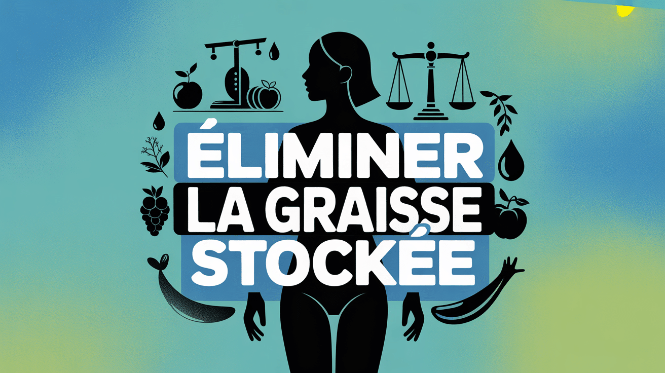 Comment eliminer la graisse stockee silhouette et symboles perte de poids