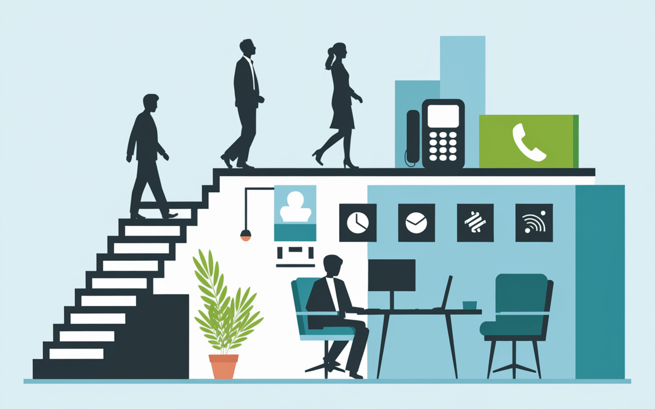 scène bureau comment faire 10000 pas par jour routine