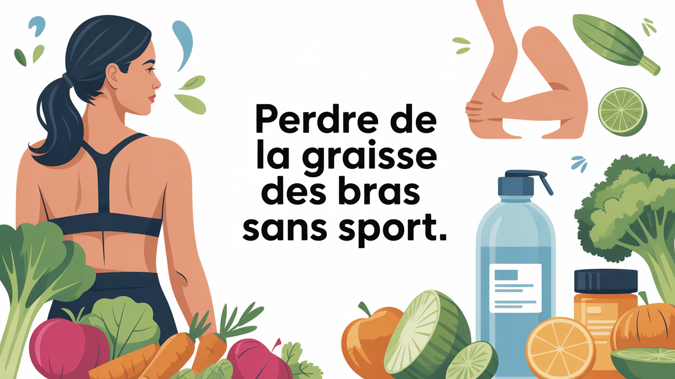 illustration comment maigrir des bras sans sport