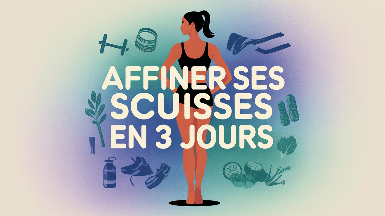 Silhouette profil jambes toniques exercices alimentation comment perdre des cuisses en 3 jours