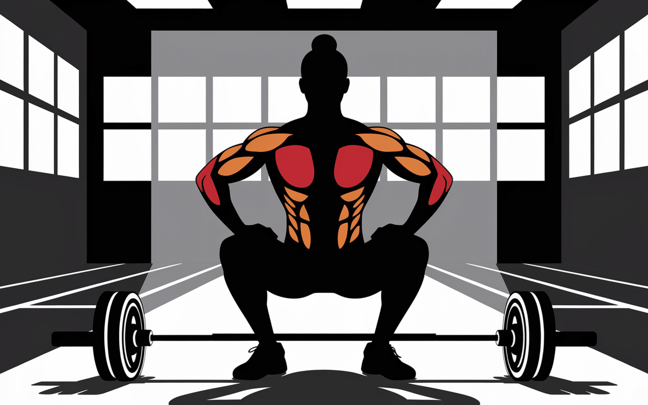 developpe couche muscle sollicite squat zones activées