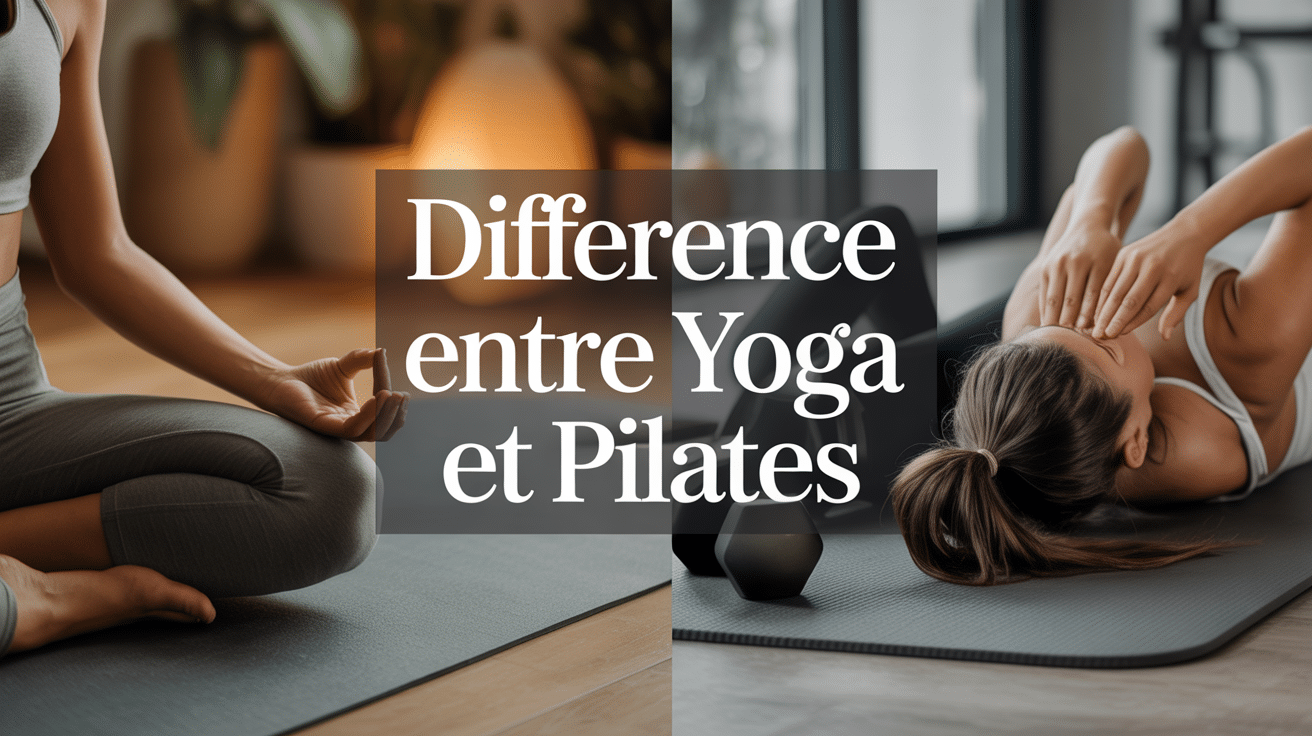 difference entre yoga et pilate visuel comparatif