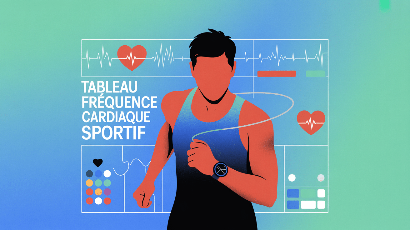 frequence cardiaque sportif tableau sportif montre connectée