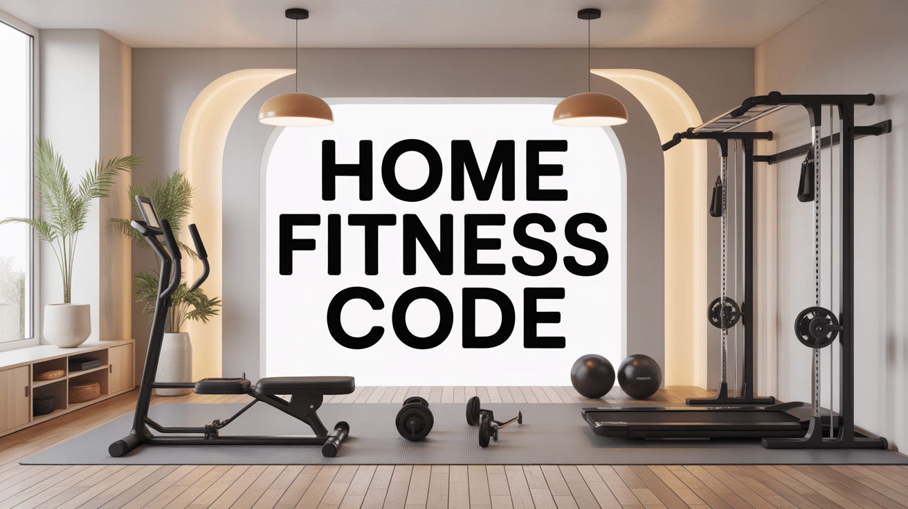 homefitnesscode salon fitness moderne avec équipements