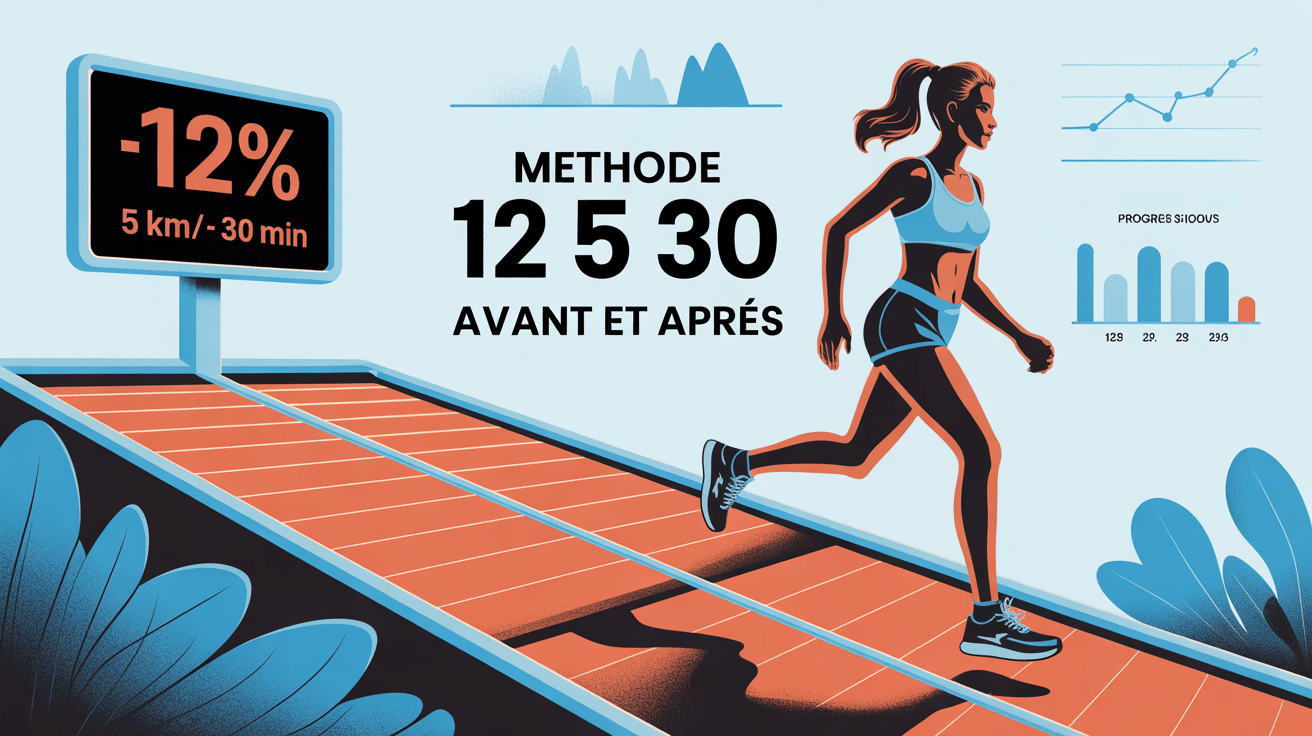 méthode 12 5 30 avant après illustration tapis incliné
