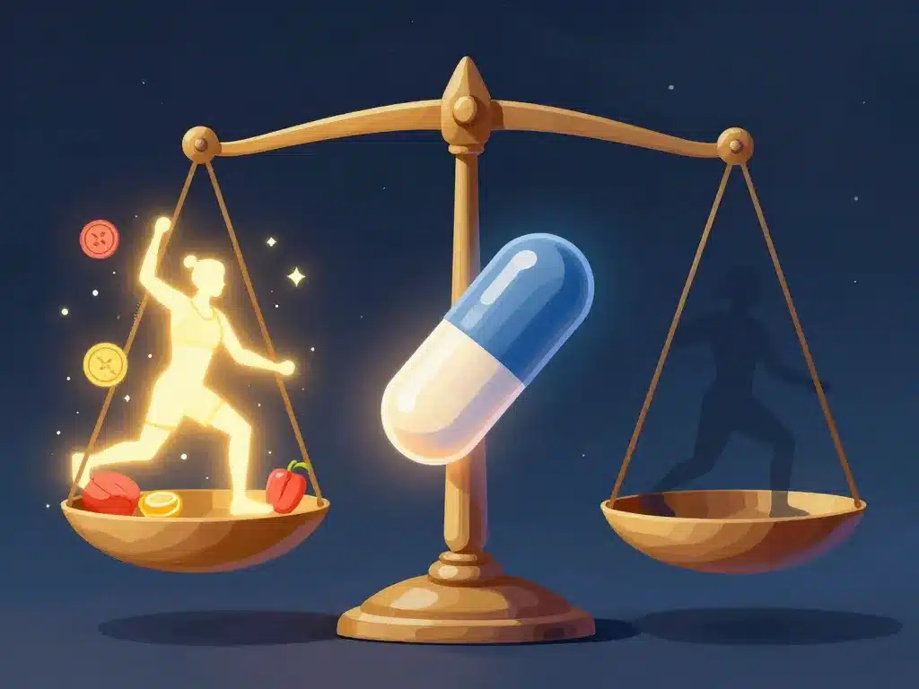 Illustration amino acid L glutamine équilibre santé sport limites