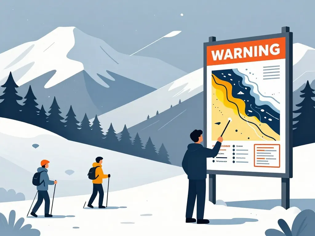 aviso de avalanche, análise de boletim por montanhistas