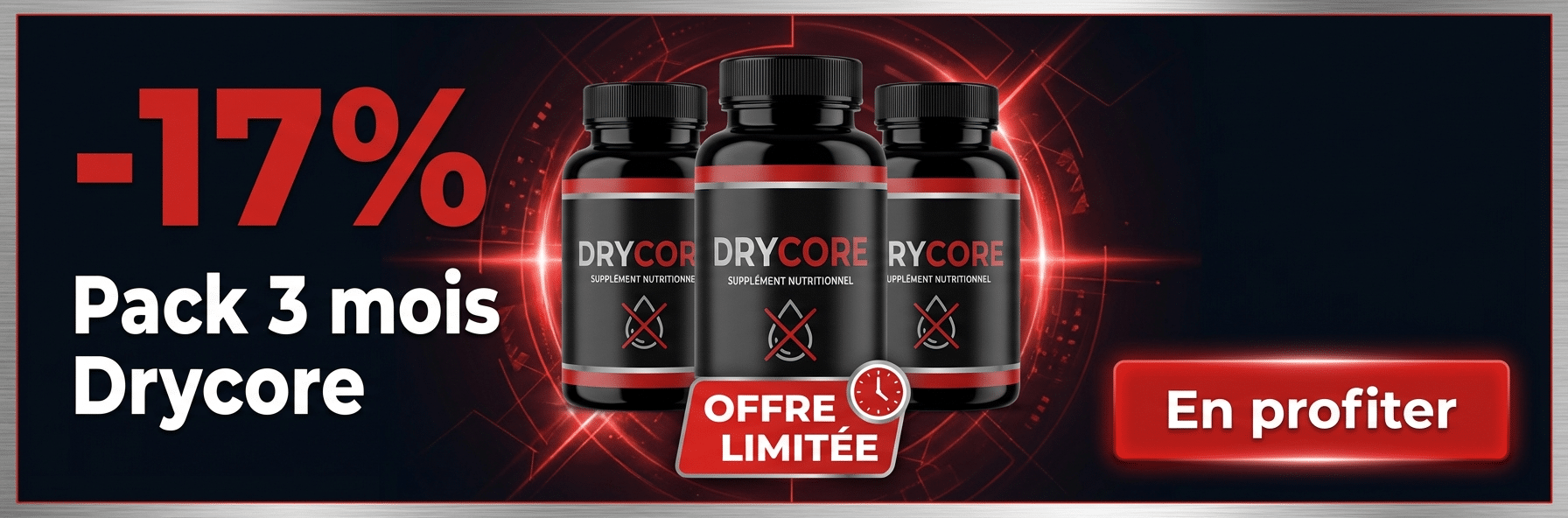 Drycore - Brûleur spécial sèche musculation