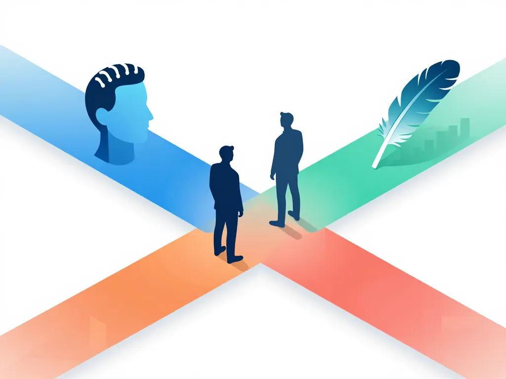 illustration escalp croisements sens médicaux financiers historiques