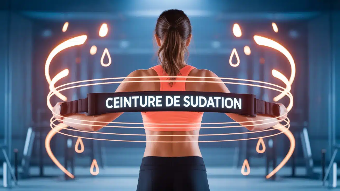 ceinture de sudation silhouette fitness