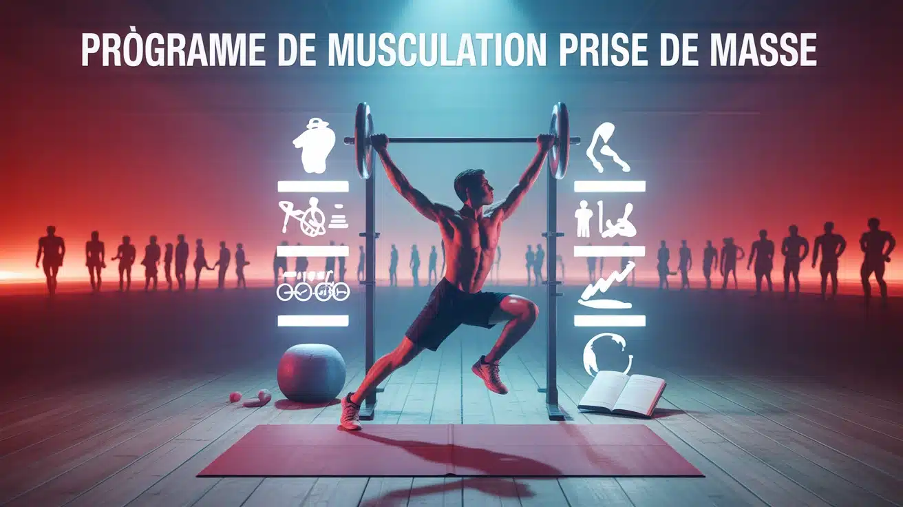musculation programme prise de masse athlète barre olympique