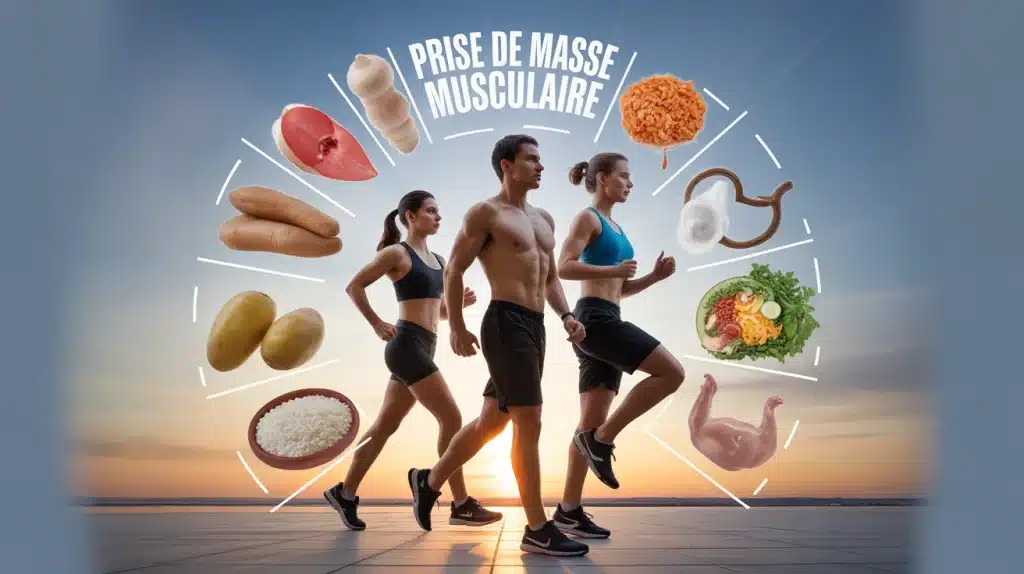 prise de masse musculaire, nutrition, entraînement, hommes et femmes