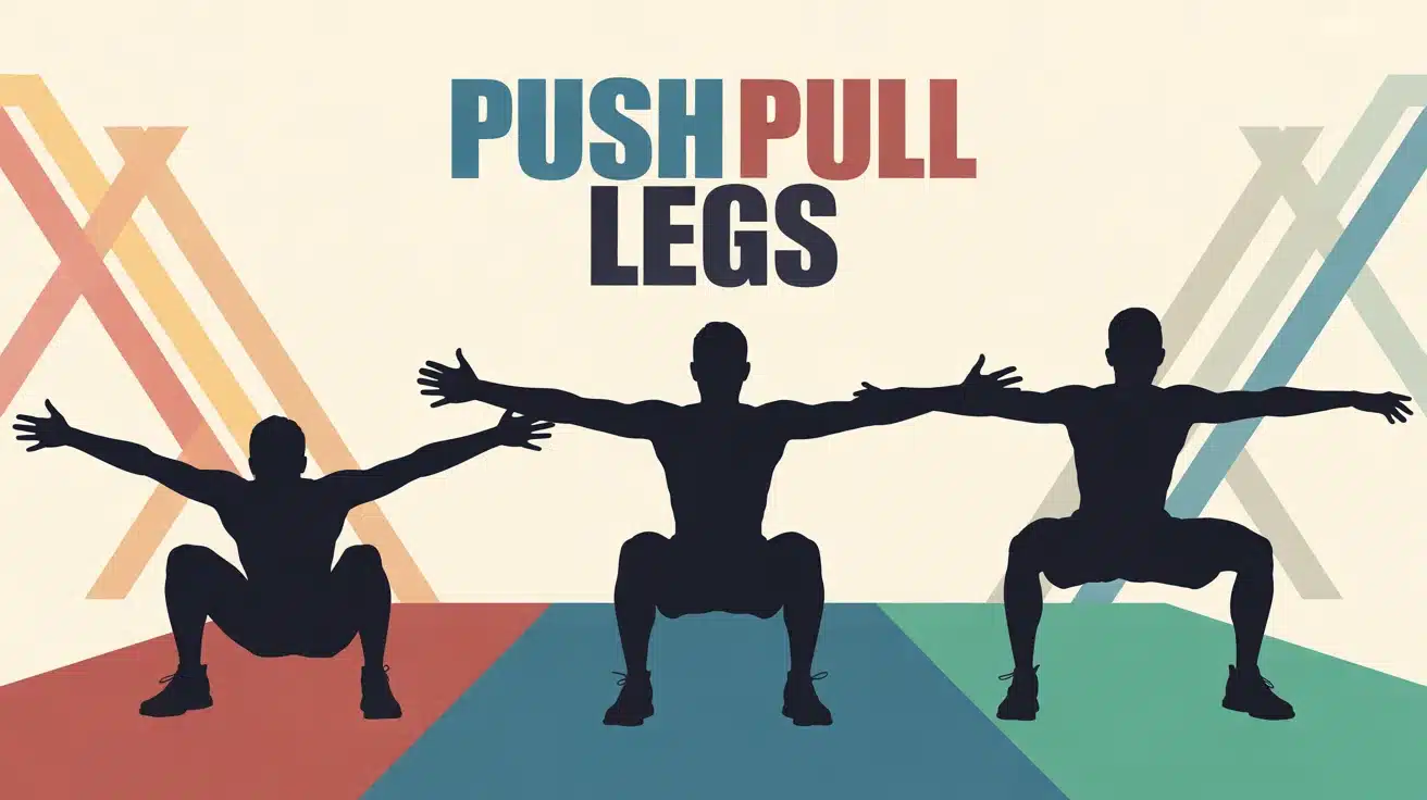push pull legs développé couché tractions squat