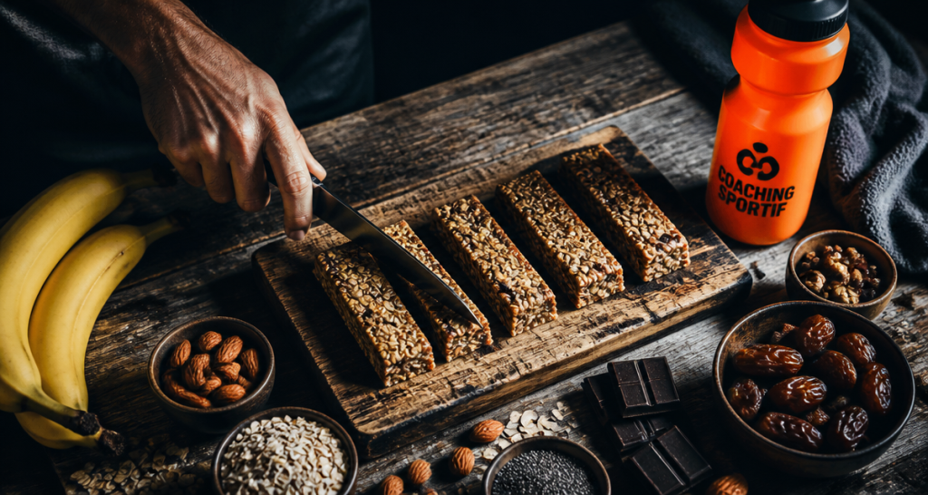 aliment qui donne de l energie rapidement barre avoine dattes amandes