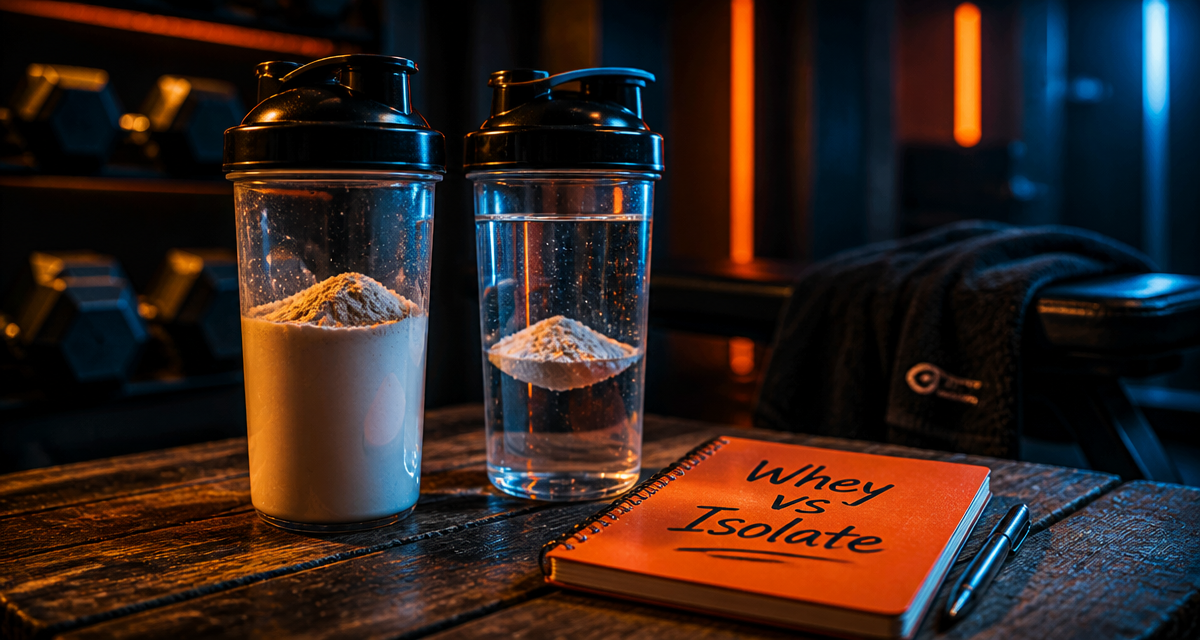 difference whey et isolate shakers salle de sport