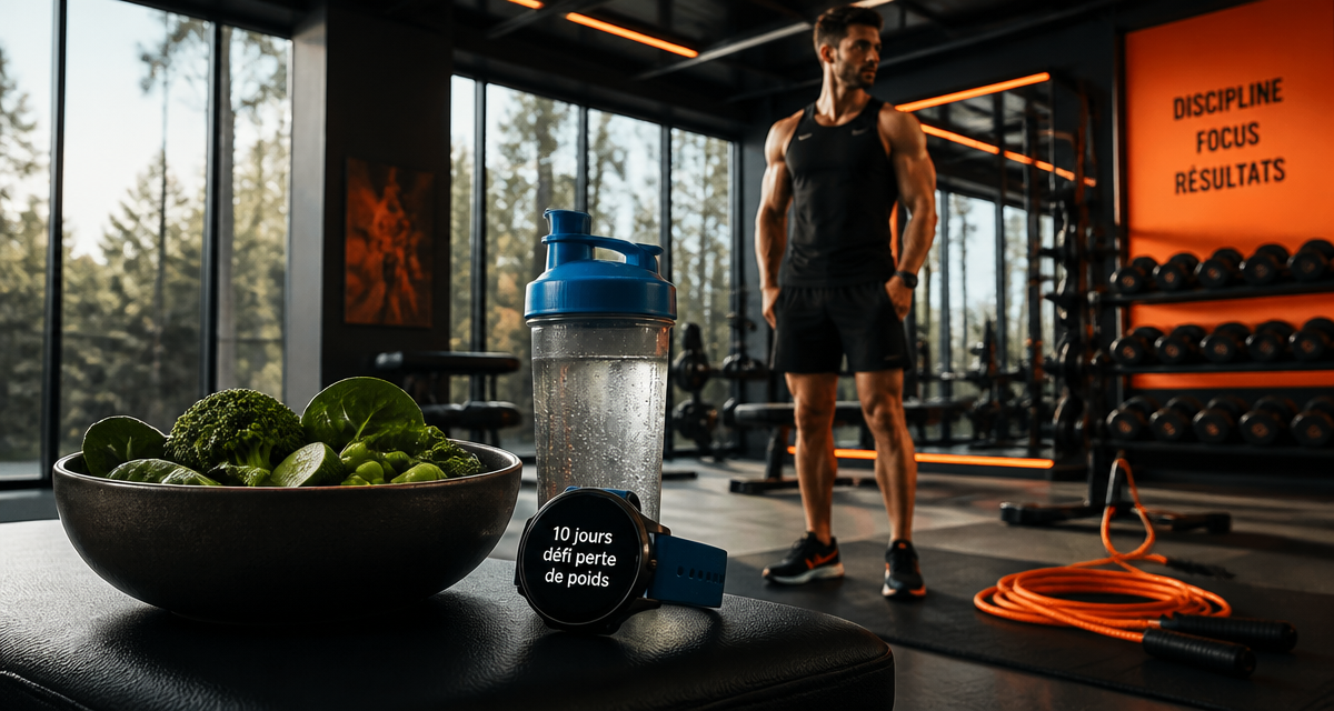 perdre 5 kg en 10 jours salle de gym défi