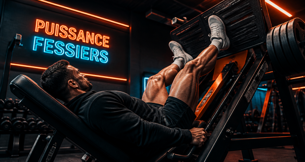 Presse à cuisses : comment placer ses pieds pour maximiser le recrutement des fessiers