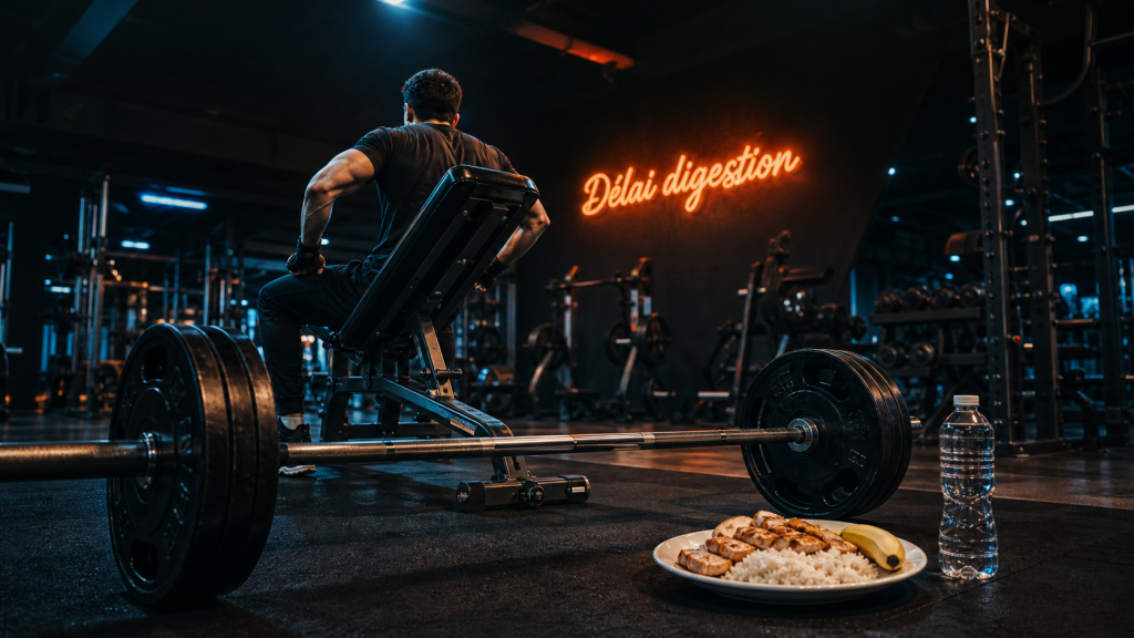 Muscu après manger : 1 à 3 heures d’attente selon le repas et la séance