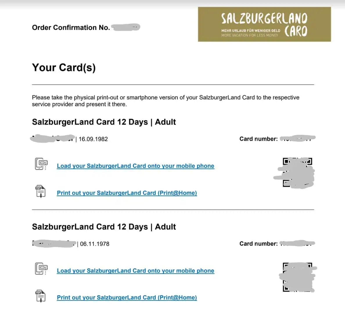 כרטיס זלצבורגרלנד דיגיטלי